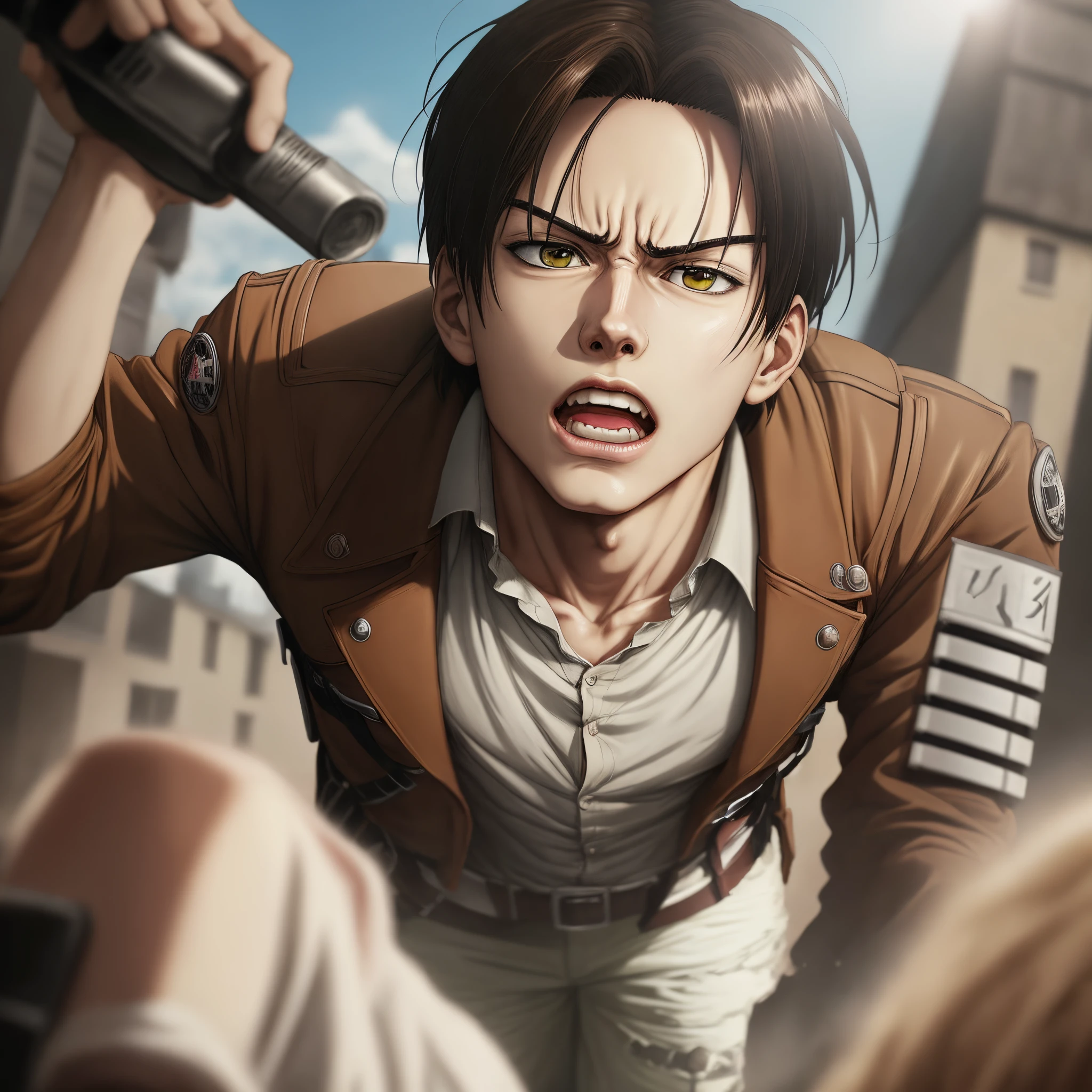 Anime Attack on Titan Levi Ackerman High Definition