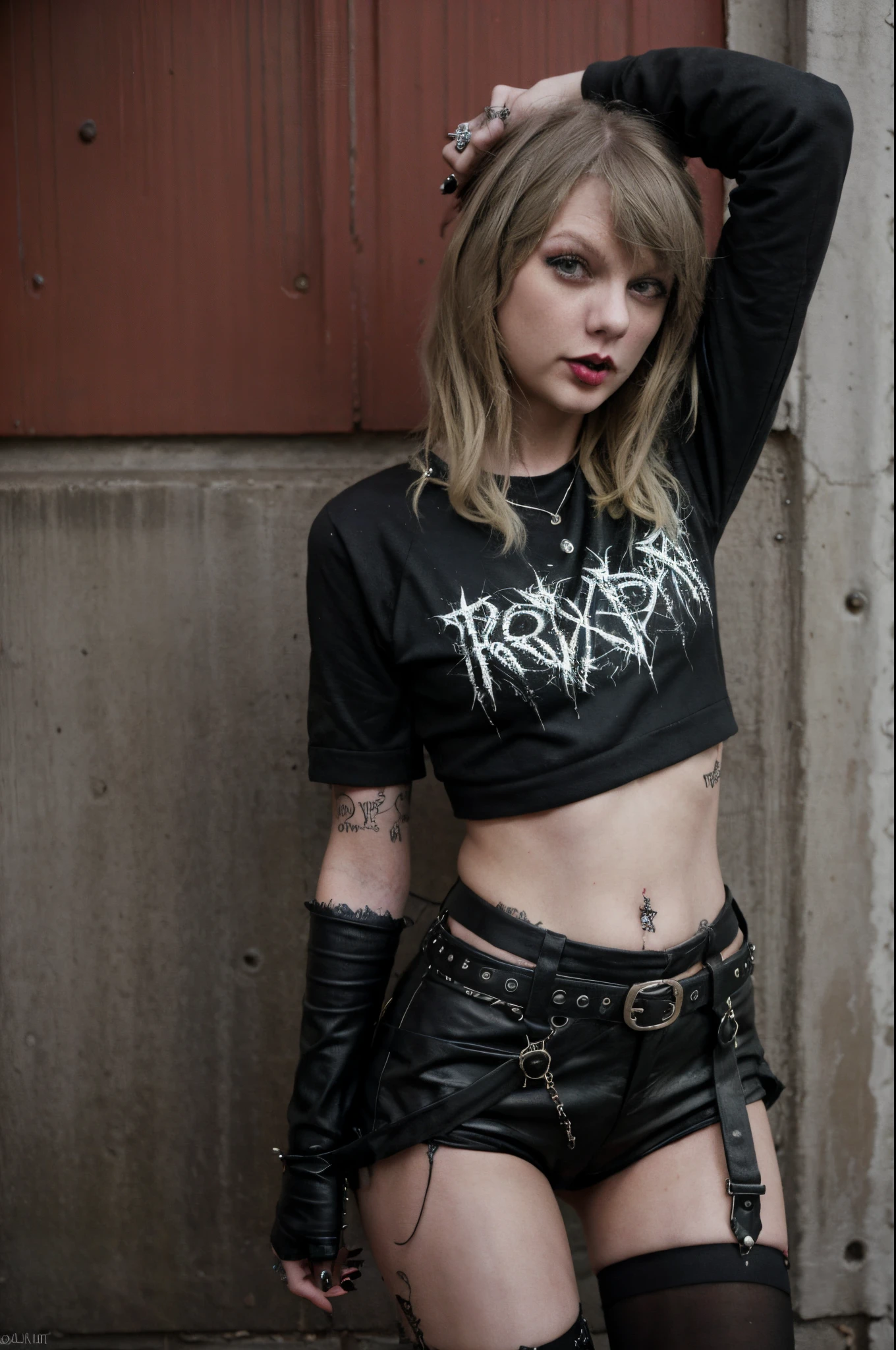 Taylor Swift, punk, goth girl, rock