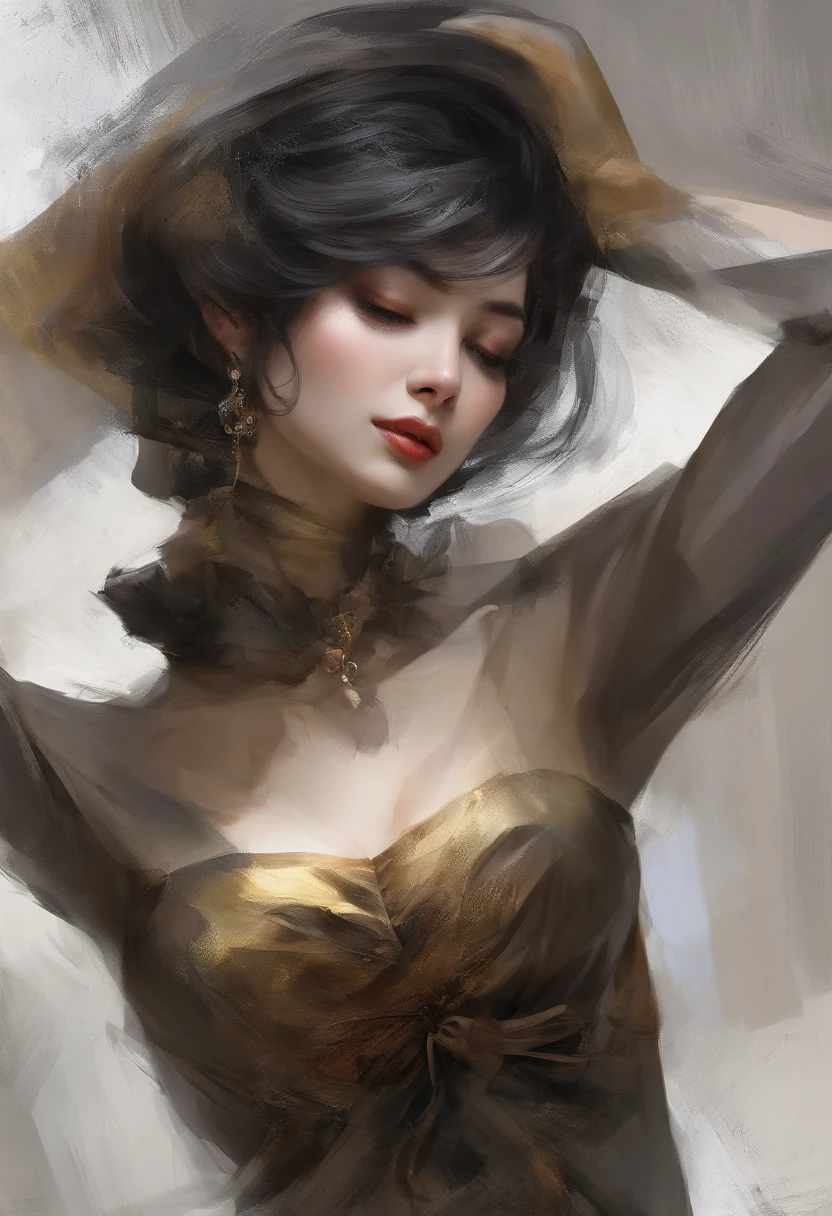 Black corset,束缚、(in a prison cell)、full body Esbian、((top-quality、8K、​masterpiece:1.3))、Crisp focus:1.2、Beautiful woman with perfect body shape:1.4、Slender Abs:1.2、((layers-Cut、Colossal tits:1.2))、(Sateen、Street:1.2)、a wet body:1.5、Highly detailed facial and skin texture、A detailed eye、Bery short hair,BDSM,Slave,rubber