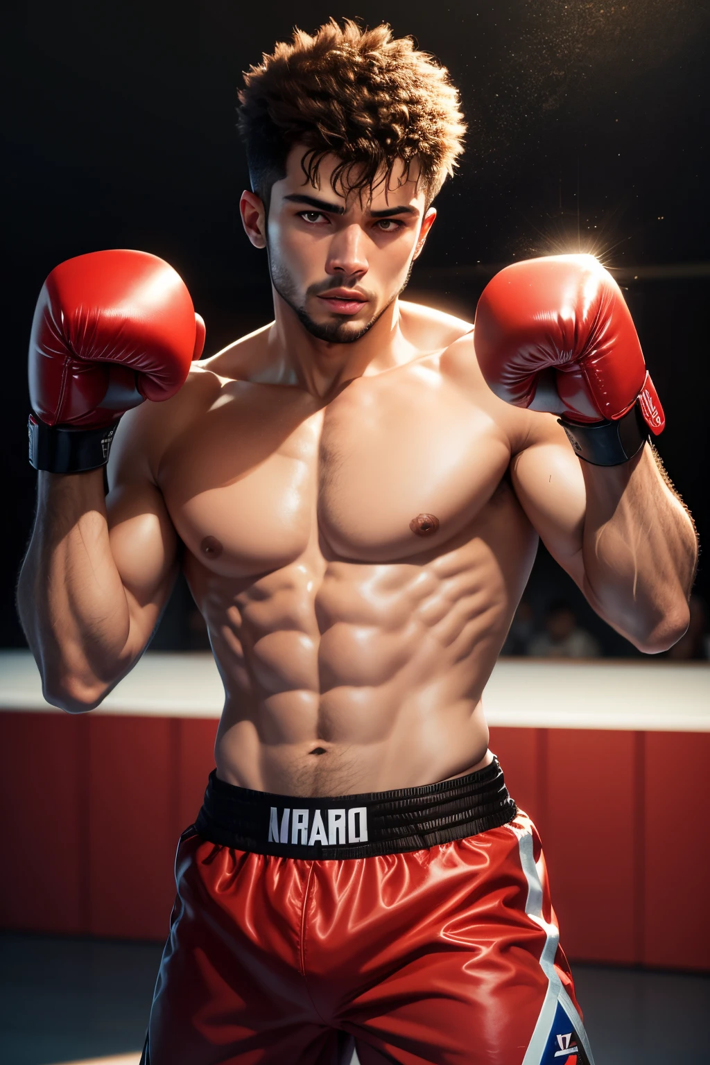 UM LEAO MARINHO CARTUNESCO USANDO LUVAS DE BOXE