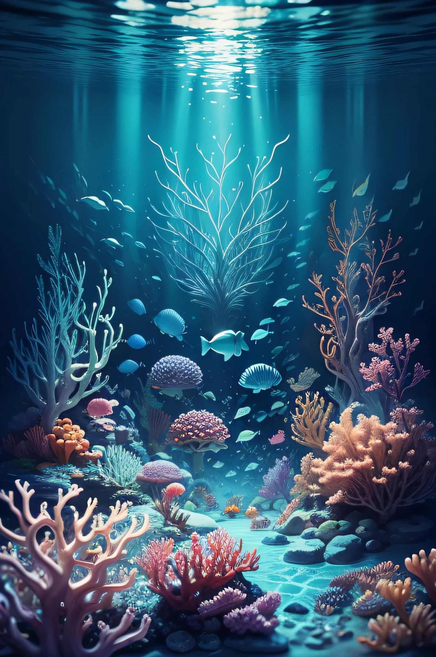 Underwater sea life brought to life