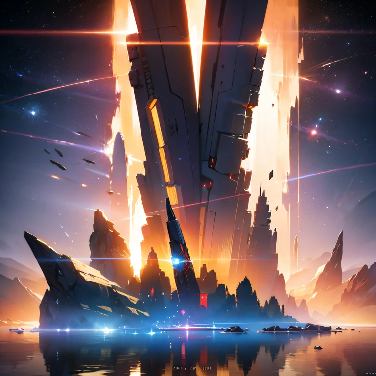 he Great Rift Valley region of the Martian Mo River alluvial plain,Rock Sugar Onyx nuclear-powered command gunboat Black Gold Cruiser Tower Snow Red Marble Glow Space Station 1:3 Models,starrysky,Cyberpunk art of a,Rembrandt light,Detail portrayal,macro shot,surface reflection,high definition detail,Dingdall effect,Light and shadow intensification,The light shines,particle fx,3D modeling,Surface reflected light,detail-rich,The texture is delicate,Strong visual impact,Hyper-detailing,A high resolution,high saturated,Ray traching,Light and shadow effects,16K smooth,A high resolution