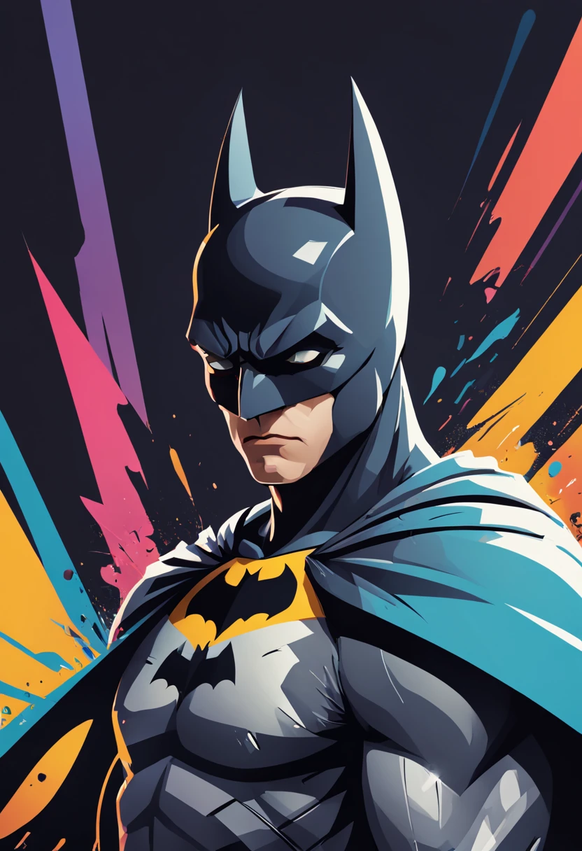 best quality,4k,8k,highres,masterpiece:1.2,ultra-detailed,realistic,photorealistic:1.37,t-shirt design,digital art, batman ,shutterstock contest winner,logo art,artwork,angular,vivid colors,bokeh,illustration-style,modern,eye-catching pose,striking composition,sleek lines,contrast lighting,cool color palette,precise details,creative design,highly stylized,attention-grabbing concept,artistic vision,unique pattern,abstract elements,geometric shapes,playful interpretation,sophisticated aesthetic,crisp lines,dynamic movement,expressive strokes,fluid shapes,textured background,eye-catching typography,artistic flair