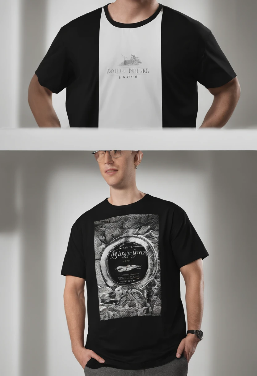 Generate a high-resolution mockup image featuring an oversized white t-shirt laid flat on the studio floor. The focus should be solely on the t-shirt, with a realistic and detailed representation of its texture, folds, and contours. Ensure that the studio setting is well-lit, providing clear visibility of the t-shirt's features. The image should exude a professional and polished aesthetic, making it suitable for showcasing apparel designs. Pay attention to realistic shadows and highlights to enhance the overall authenticity of the mockup. Output the final image in high definition to capture the fine details of the t-shirt's appearance