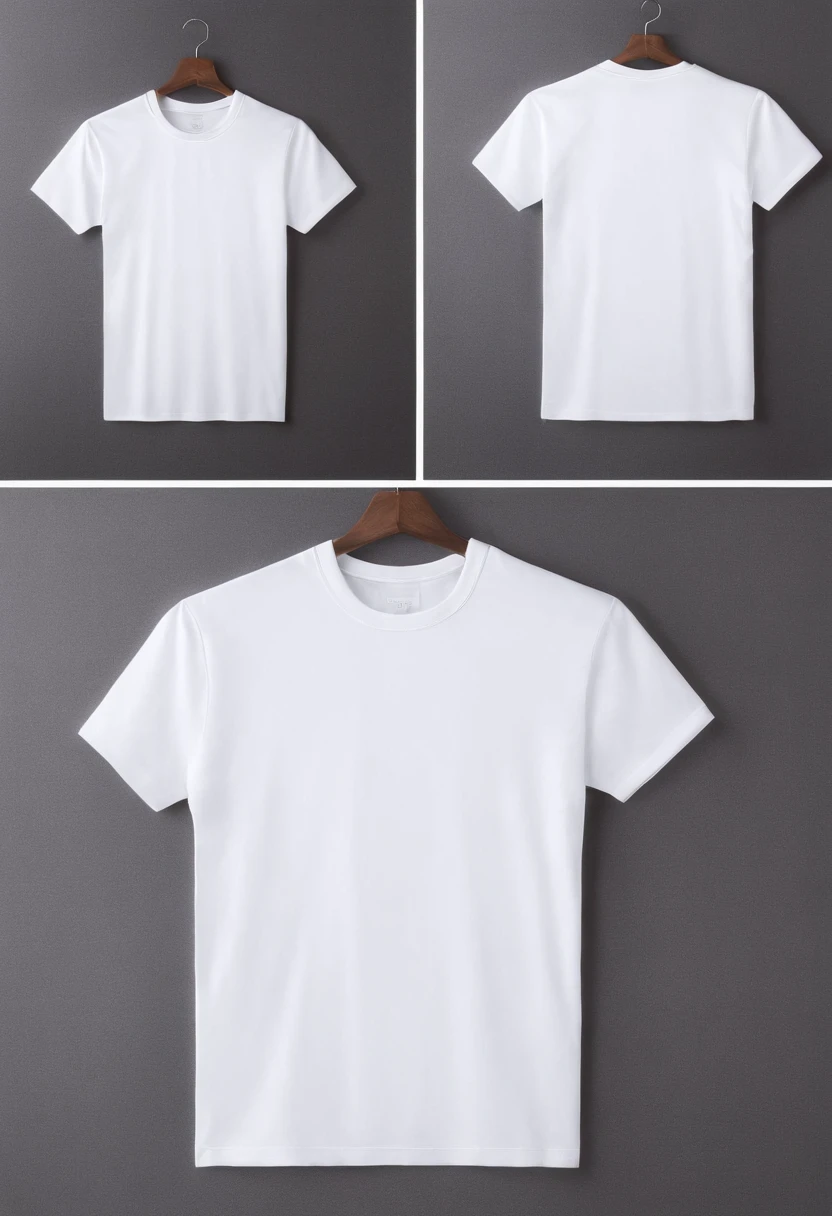 I would like a high-quality mock-up image of an oversized white t-shirt laid on the floor or a table. The setting should appear natural and realistic, with the t-shirt blending seamlessly into the surface. Emphasize the high-definition texture of the fabric, ensuring a realistic and detailed representation. The overall image should resemble professional product photography, highlighting the t-shirt in a visually appealing and authentic manner. Pay attention to the lighting, shadows, and perspective to create a compelling and lifelike mock-up.