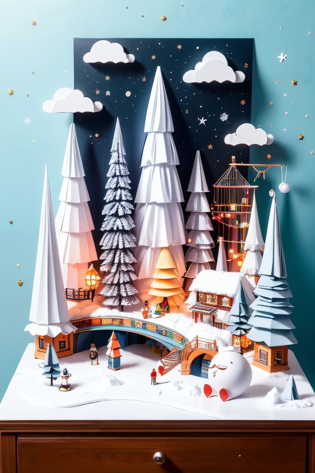 origami_diorama，christmas，yukito，nevando