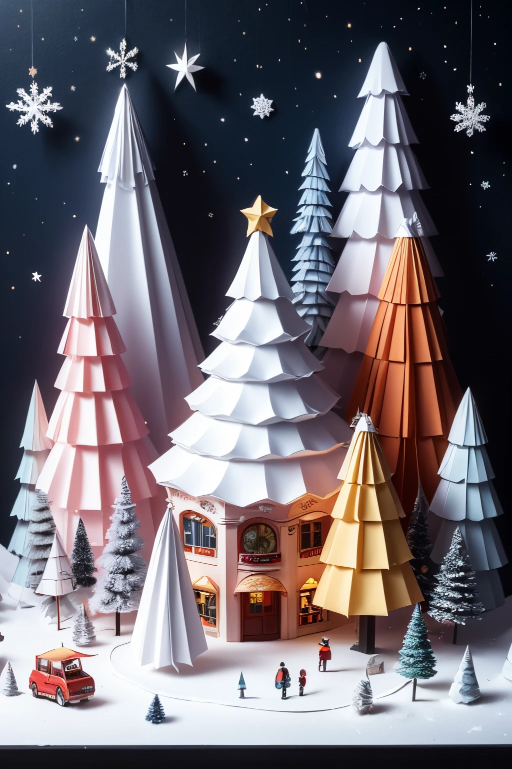 origami_diorama，christmas，yukito，nevando