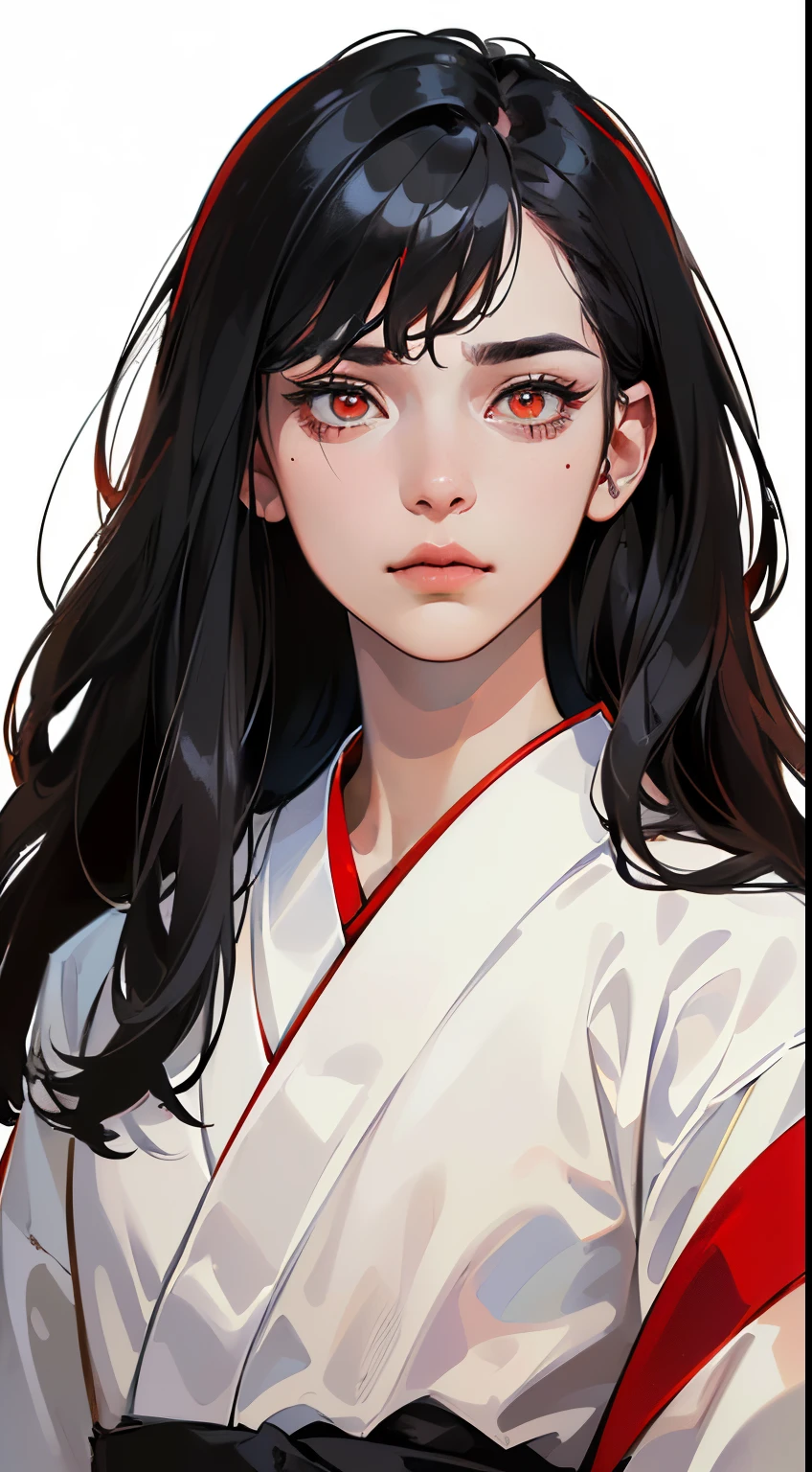 (((best quality, high quality))), ((Masterpiece)), ((((UHD, highres))), It's like a cartoon in Japan, (((1 man))), Clear facial features, Simple line design, Transparent background, (masterpiece, top Quality, best quality, Clear facial features, beautiful eyes, (((simple detailed))) (((white background))), (((red eyescolor))), ((black hair color))), Fierce, fearsome, mafia boss, handsome,