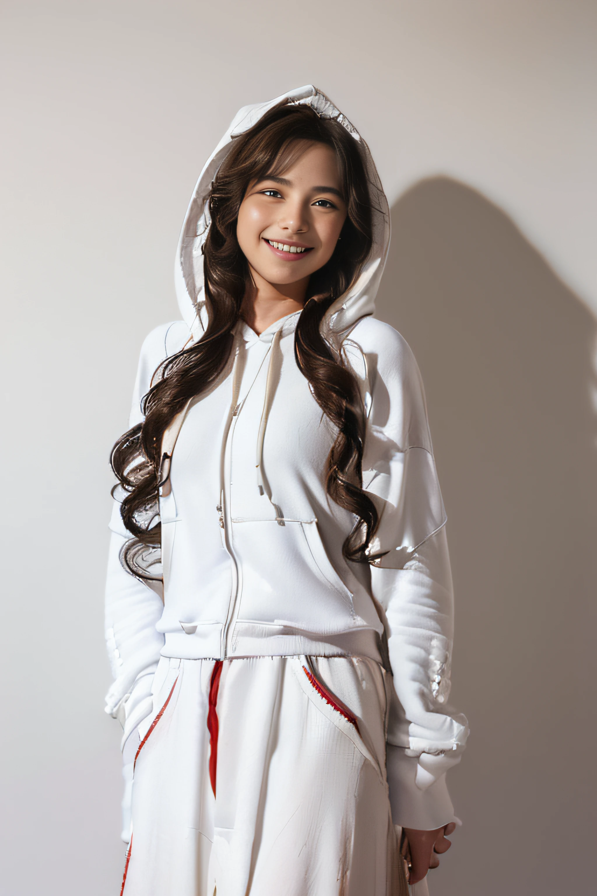 ((Beautiful girl from Japan:1.3))((Long skirt in white_White hoodie_red baseball cap:1.5))((pantyshot:1.5))((On the school ground),((Thin_textile:1.4)) ((Random sexy poses:1.3)) ((full of sweat:1.5))((Blushing face:1.4)) ((Medium milk:1.4)) ((close-up:1.2)) Best Quality,masutepiece,超A high resolution,(Photorealistic:1.4),Raw foto,(Authentic skin texture:1.3),(Film grain:1.3),the panorama,Character Portrait,Very Wide Shot,big breasts thin waist,Cowboy Shots,(Darkin, deepshadow, lowkey, cold light,) natta,(()),Streaming Tears,,Dust,Tindall Effect,(expressions),1girl in,beautiful detailed eyes and face,White Jabot,Brown eyes,((Brown-colored super long hair:1.2))((Loosely curled hair:1.2)) ((FULL BODYSHOT:1.3)) ((Smile:1.3))