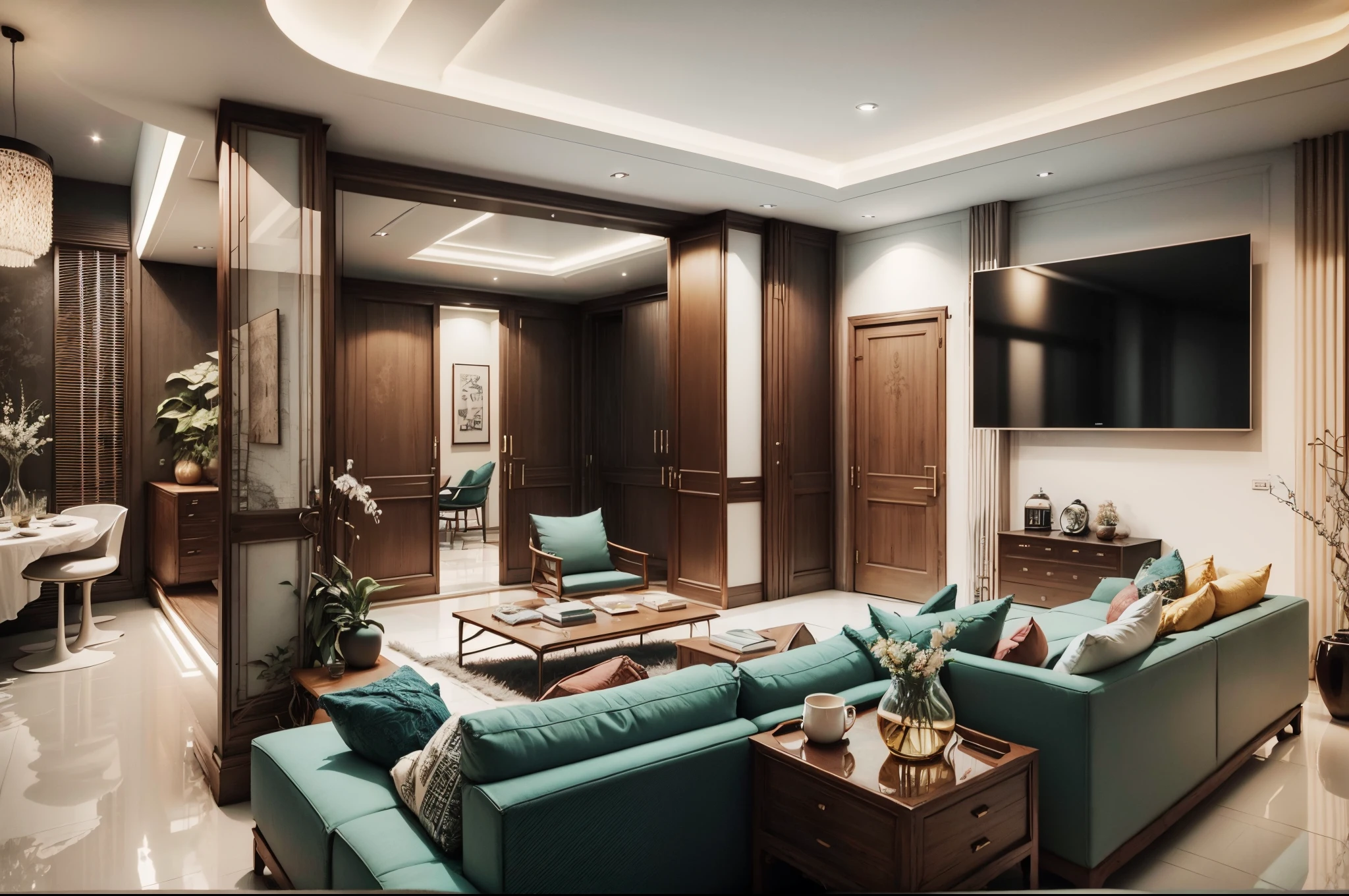 Modern interior style for the General Director's room --auto --s2