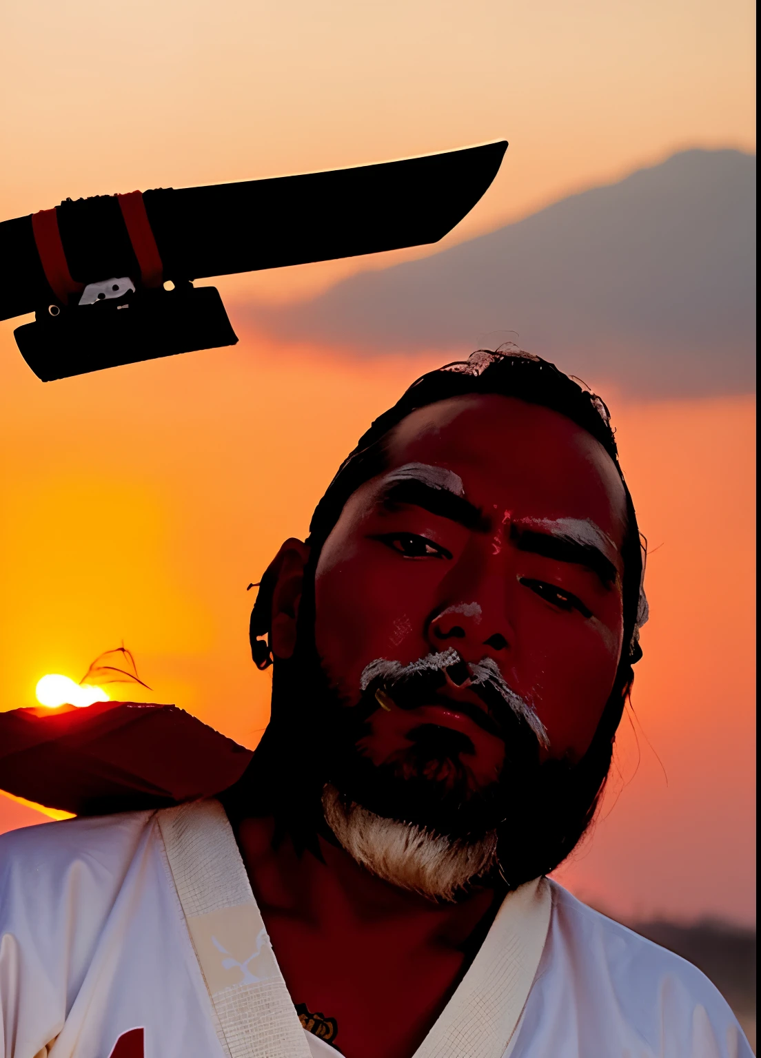 Create image based on samurai