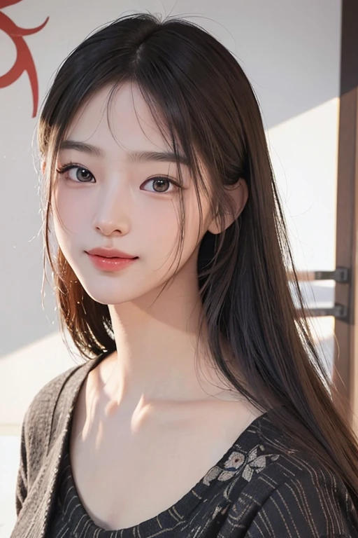 masterpiece, best picture quality, high quality, beautiful girl, Japanese, Japanese school girl, popular Korean makeup, detailed, swollen eyes, detailed eyes, detailed skin, beautiful skin, ultra high resolution, (reality: 1.4), very beautiful, slightly younger face, beautiful skin, slender, (ultra realistic), (illustration), (high resolution), (8K), (highly detailed), (best illustration), (beautifully detailed eyes), (super detailed), (wallpaper), (detailed face), looking at viewer, fine details, detailed face, pureerosfaceace_v1, smiling, looking straight ahead, looking straight ahead, angle from waist up, realistic photo, bright lighting, professional lighting, blonde, long hair, dark abandoned, big red moon, gorgeous red and black dress, mature woman,キスショット・アセロラオリオン・ハートアンダーブレード