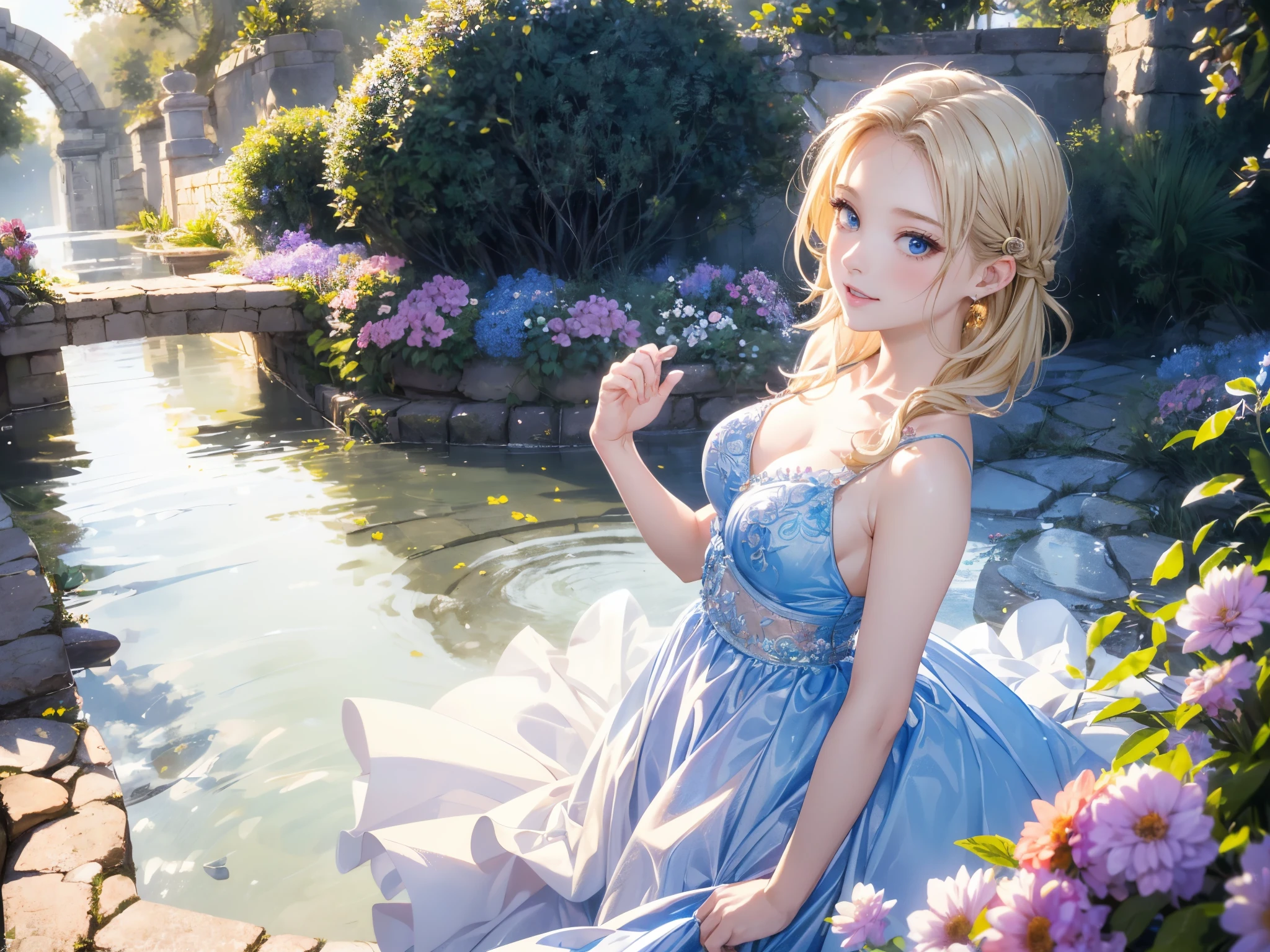 Sexy barbie wear pink and light blue gown blonde long hair and blue fairy wings, barbie swan lake, forest and lake background, round moon,  masterpiece, best quality:1.2),(8k,highres,RAW photo,realistic,photo-realistic:1.3),(detailed skin texture,detailed cloth texture,beautiful detailed face:1.25),professional lighting,photon mapping,beautiful soft light,radiosity,physically-based rendering,model shoot style, model shoot style, (extremely detailed CG unity 8k wallpaper), full shot body photo of the most beautiful artwork in the world, complex 3d render ultra detailed, looking at viewer, 18 yo, wet hair, real human skin, vibrant details, hyperrealistic, beautiful, octane render, 8k, best quality, masterpiece, an extremely delicate and beautiful, extremely detailed ,CG ,unity ,wallpaper, (realistic, photo-realistic:1.37),Amazing, finely detail, masterpiece,best quality,official art, extremely detailed CG unity 8k wallpaper ,extreme detailed eyes, (perfect face), shiny skin, colorful, highest detailed, vibrant colors, ultra high res, (high contrast), intricate
