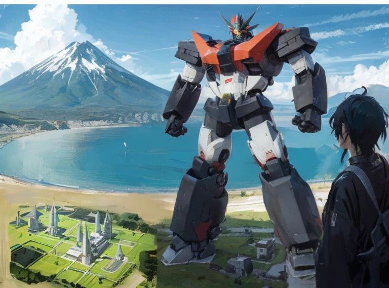 Kurogane's Castle Towering in the Sky Super Robot Mazinger Zest