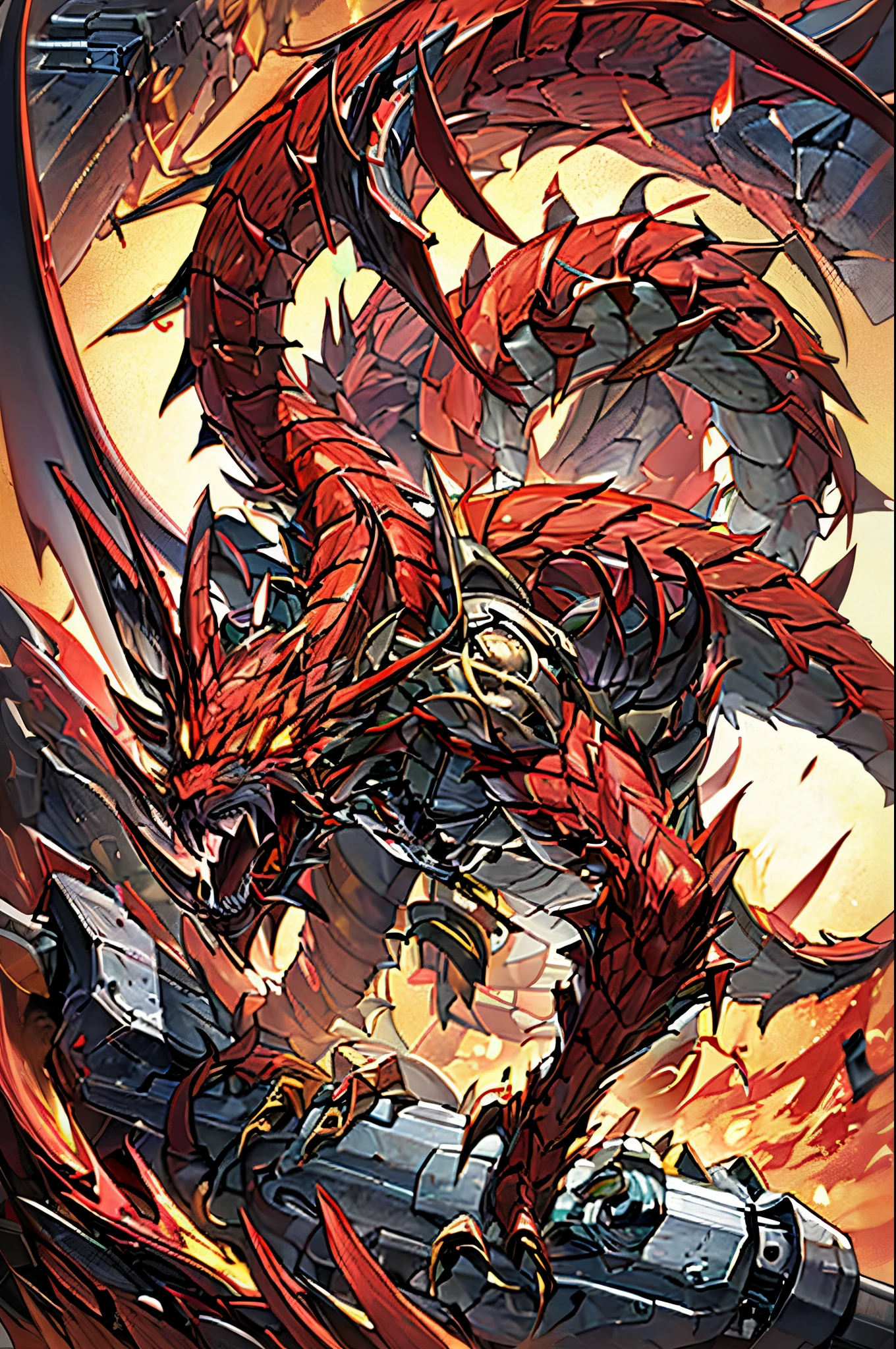 red steel dragon