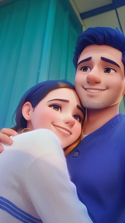 there is a man and woman hugging each other in front of a building, lovely couple, facebook post, jayison devadas, profile pic, profile image, in love selfie, couple pose, very very low quality picture, profile picture, happy couple, by Max Dauthendey, couple, photo taken in 2 0 2 0, jayison devadas style