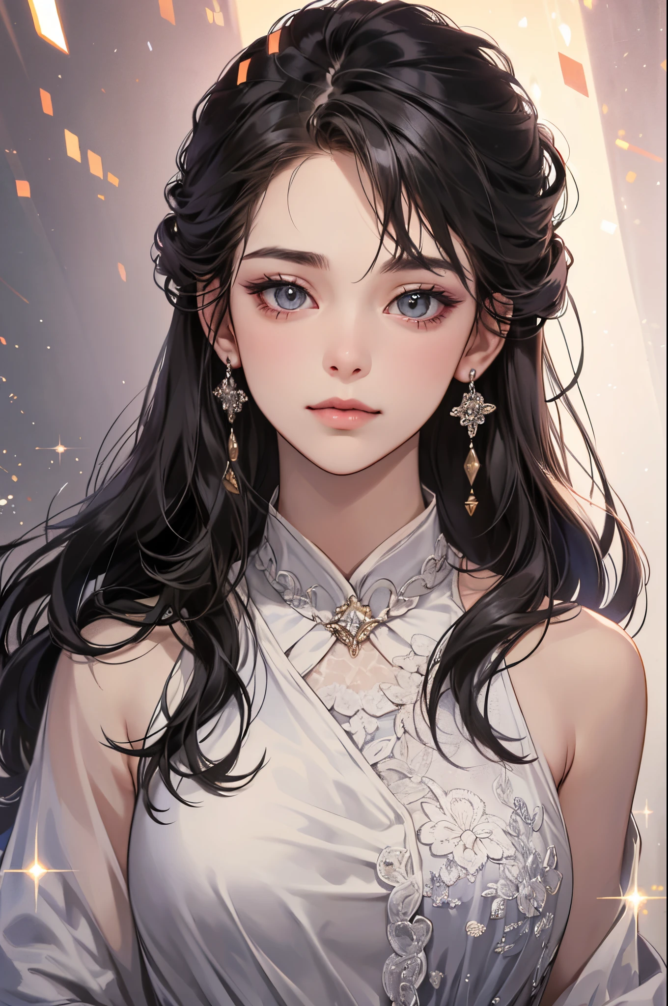 (detailed lips), (realistically:1.37), (vivd colour), (Studio lighting), (Focus sharp), (HighDynamicRange), (bokeh), (to contrast), (k hd:1.2), (Elegant), (gracefulness), (youthful), (posh), (sparkle eyes), (Radiant), (serene), (glowing), (like a dream), (dynamic), (gorgeous one), (sensitive), (drastic), (Complex), (Eternal), (Exquisite), (mistic), (Ethereal), (mistic), (flawless perfection), (Interesting), (unique), (tmasterpiece), (A high resolution), (Best quality at best, 4K, 8K), Alone, 18yo Girl.