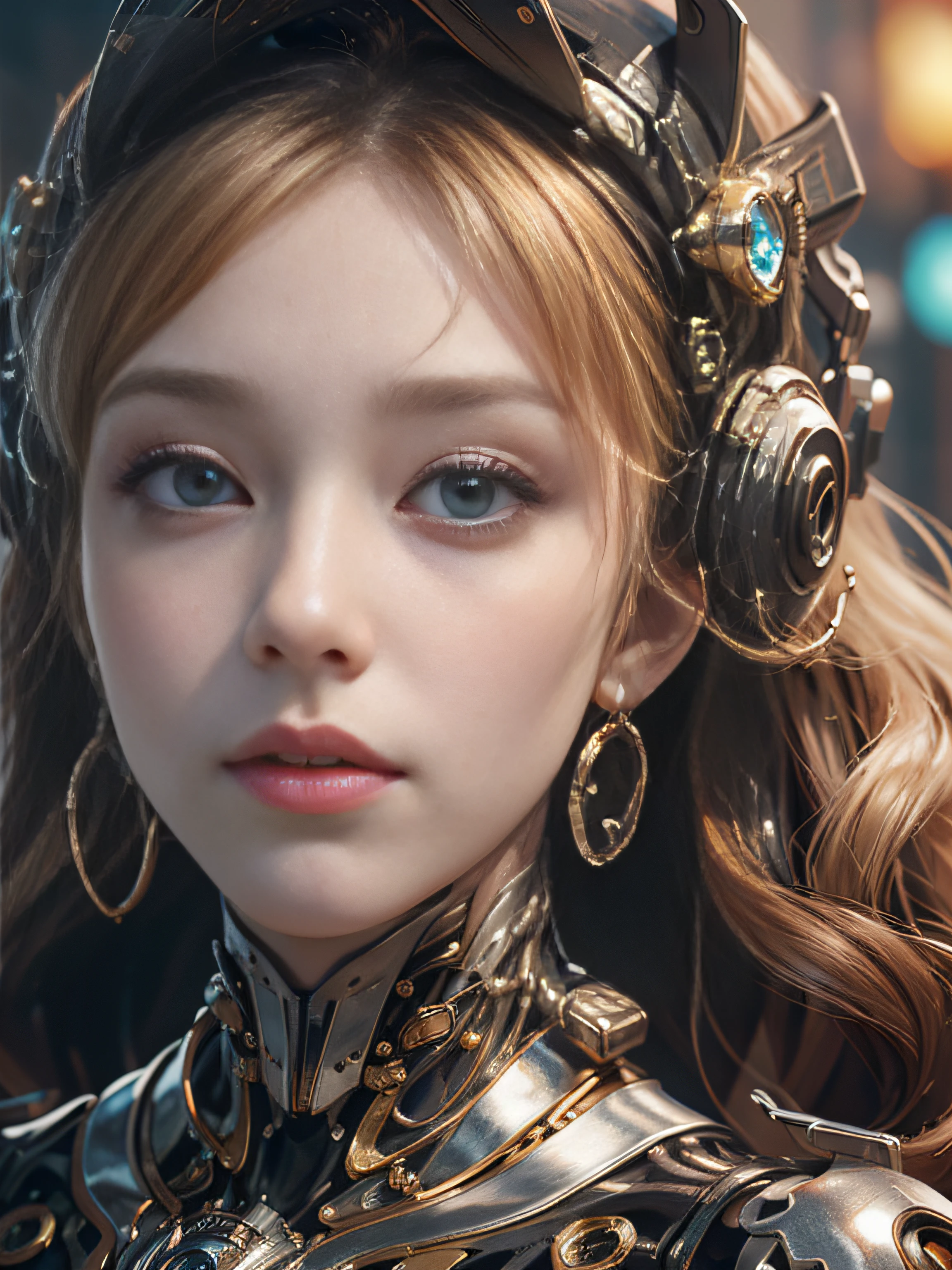 8K, top-quality, (Pubic hair beauty)、hight resolution, 逼真, realperson、((masterpiece)), ((top-quality)), (The ultra-detailliert), ((highly contrast)), (a high chroma), (Beautiful detail eyes), ((extremely delicate and beautiful)), (nice hand), ((perfect hand)), (Mechanical cyber city in the background), Futuristic cities, 夏天, plein air, Girl on a motorcycle, Medium Hair, blonde hair, asymmetrical bangs, beautiful detailed Glass hair, blue eyess, tiny chest, mechanical suit, ((Shiny body)), (very shiny body), Clear, jewely、ornament detached、a gorgeous、opulent、magnifica、Illumination scattered throughout the body、Illumination brilliance、Roberto、cyborgs、android、body suit、Colossal tits、Chest Valley、beauty legs
