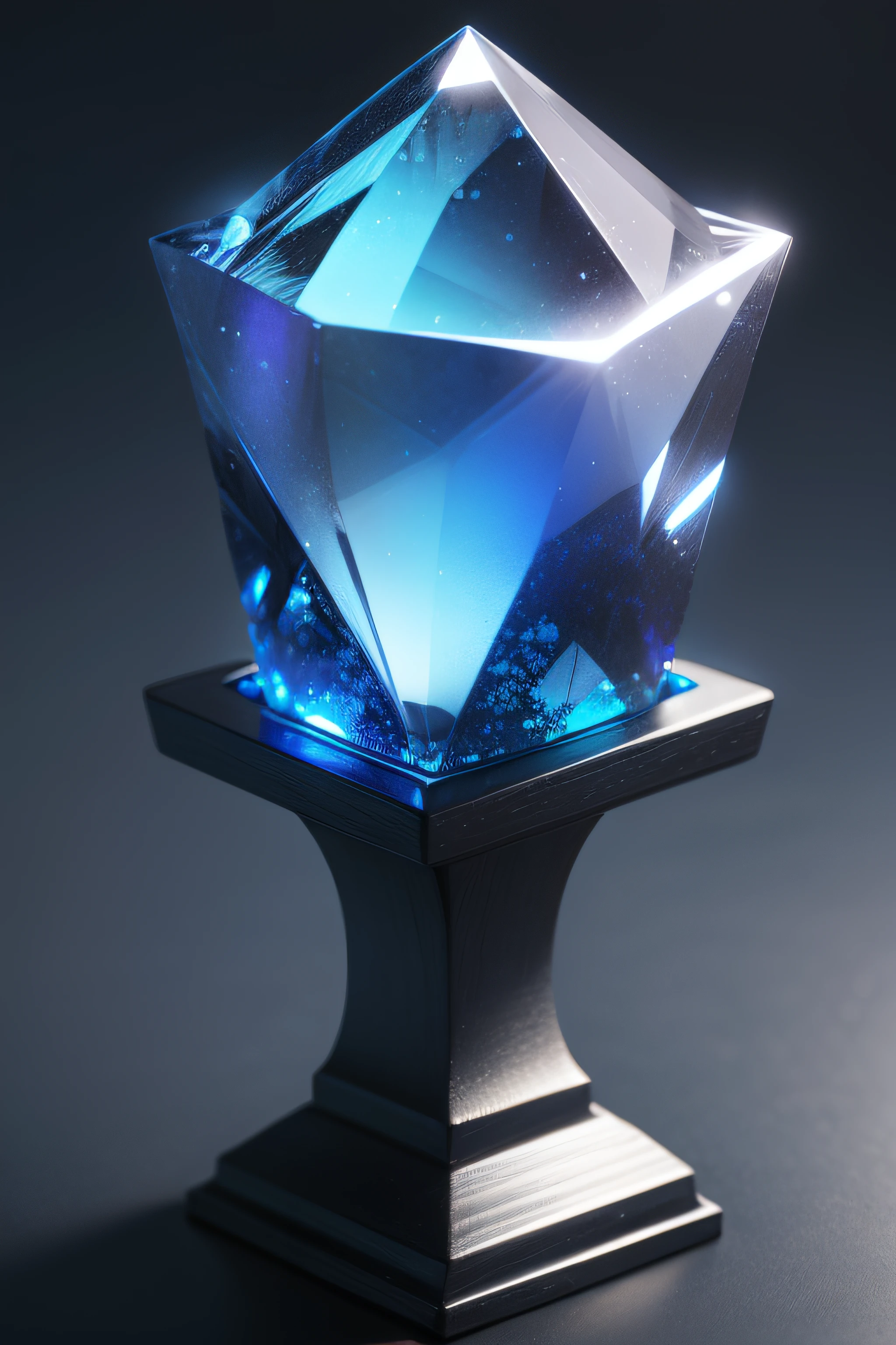 Blue crystal