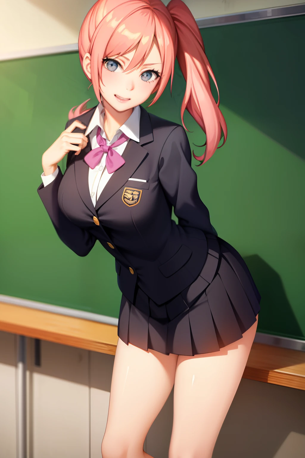 cute girl, school teacher , succeeded by Blackboard