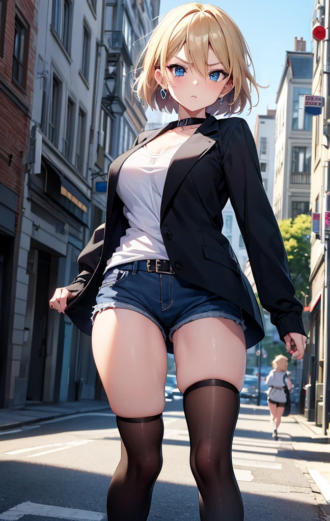 {nsfw}+++(1girl, solo female, solo, solo focus, milf,big breast,) {nsfw}+++++++++++++, big breast, erect niples, pelvic_curtain, revealing clothes, cleavage, cameltoe, brown_hair, jacket, gloves, 1girl, sky, necktie, yellow_neckwear, riding, shirt, outdoors, vest, bangs, day, sexy police milf, smile, white_shirt, blue_sky, standing, dress_shirt, shoes, short_hair, blue_jacket, city, from_side, looking_down, headwear_removed, straddling, oldschool, black_footwear, patlabor_uniform fro sexy milf woman, gun, blue_background, shadow, white_gloves, mecha, science_fiction, blue_pants, boots, bowtie, holding, looking_away, open_clothes, black_neckwear, closed_mouth, sexy milf police woman, open_jacket, blazer, wing_collar, cloud, looking_afar,