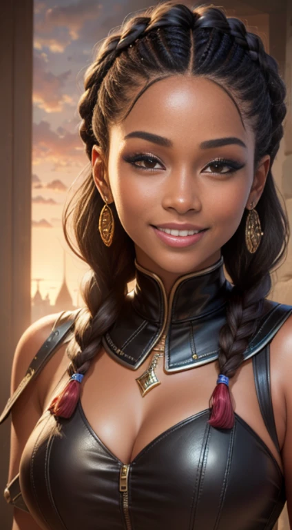 A young 15- yr old native European girl with lovely charming face,( brown skin texture masterpiece),(tomboyish braided look), (( wearing horns)), (smiling with exposed teeths showing large fangs)(perfect full body detailed anatomy), (Super accessories detailed), (meditating ), (perfect detailed bright sparkling eyes),( short illuminating onyx gemstone crystalized hair), ((expose big hard erect nipples))(( exposed panty ))((legs wide open showing pussy line))(( Wearing transparent illuminating costume of a vampire)), holding a treasure drinking glass or heart gemstone artifact (( illuminating different lights covering the sorrounding atmosphere)) on its back wearing beautiful large bat wings detailed design, The character solemnly praying, 7 different perspective view of that same girl & face profile sheet character style