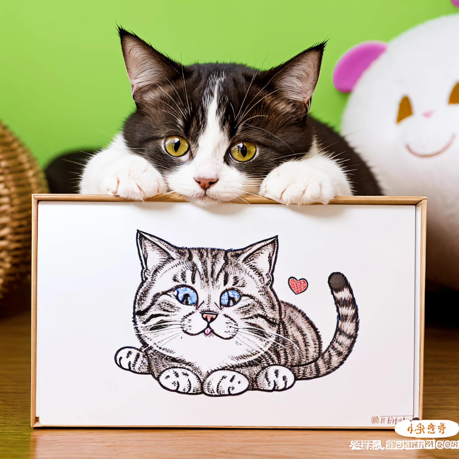 Cute cat LINE stamp