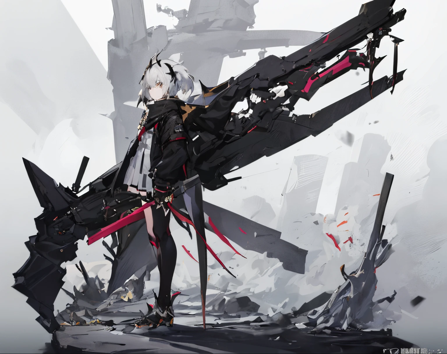 anime character with sword and armor standing in front of a white background, from arknights, badass anime 8 K, best anime 4k konachan wallpaper, zerochan art, by Yang J, guweiz on pixiv artstation, guweiz on artstation pixiv, arknights, by Shitao, Trending on ArtStation pixiv