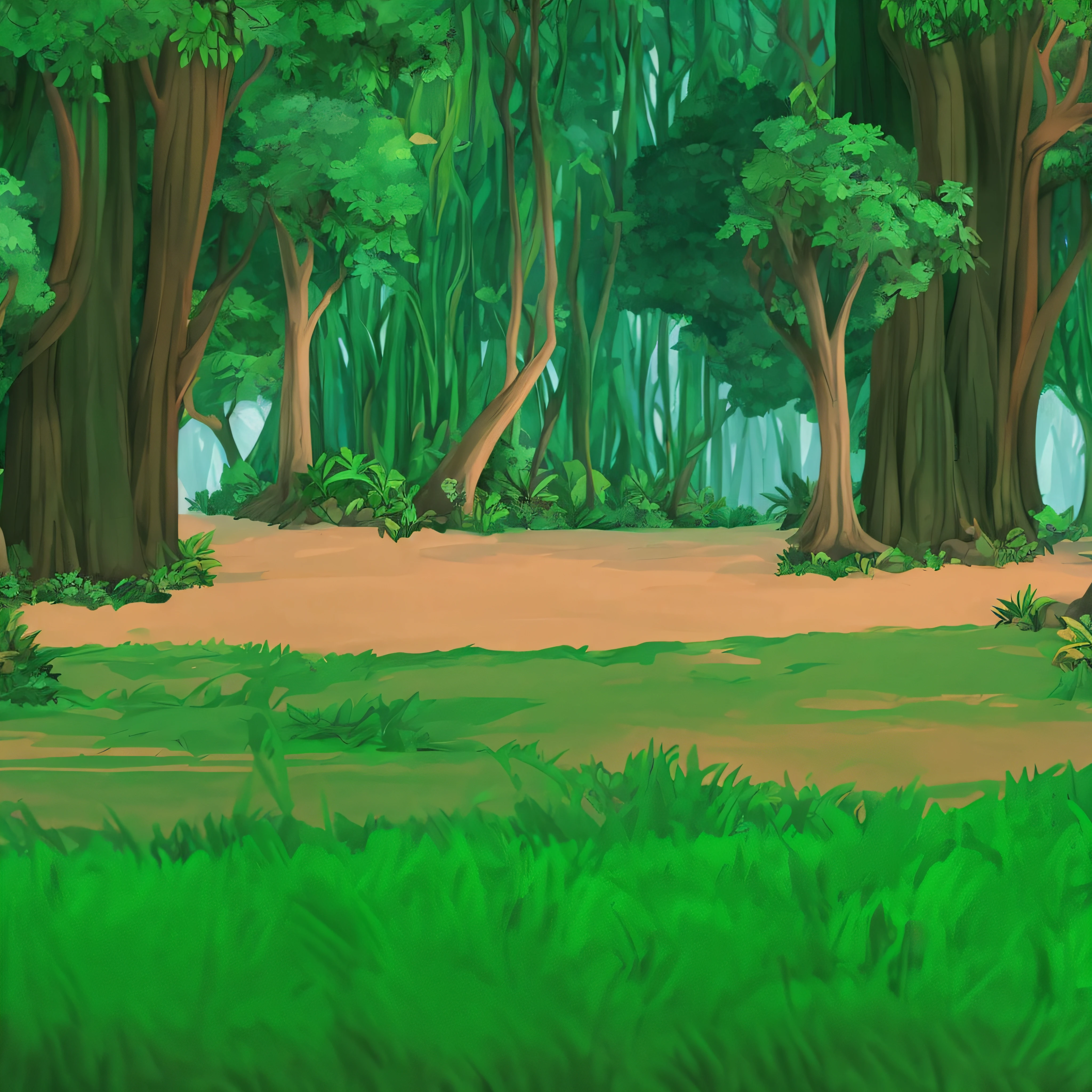 cartoon of a forest with a path and trees in the background, forest backdrop, elf forest background, forrest background, background jungle, forest in background, the jungle at the background, the background is lush jungle, fantasy forrest background, random forest landscape, forest background, alien forest in background, forest in the background, 2 d game art background, background artwork