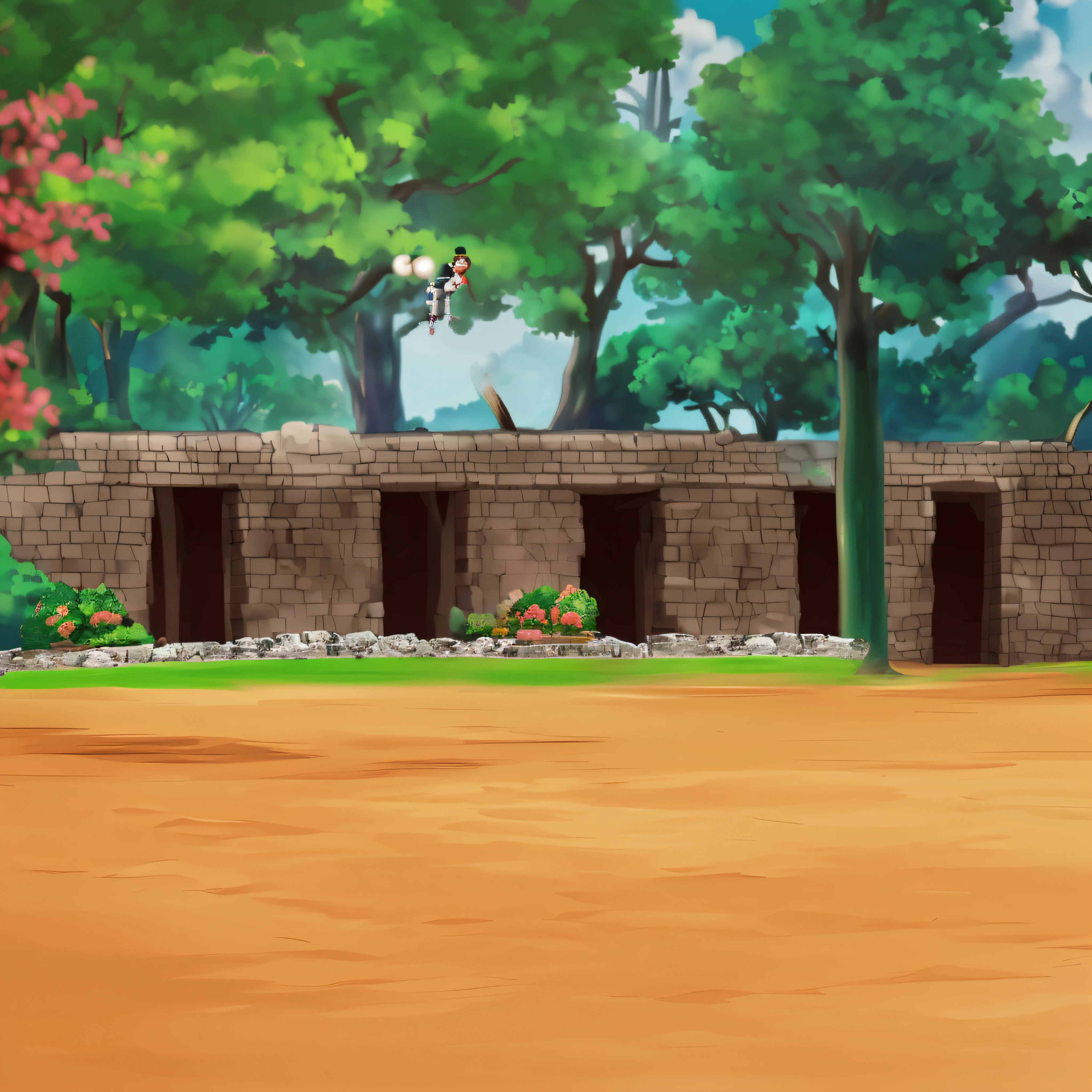 cartoon anime scene of a man in a baseball uniform throwing a ball, temple background, background art, mobile game background, park background, random background scene, background depicting a temple, background artwork, volley court background, royal garden background, ancient ruins background, palace background, arena background, 2d game background, 2 d game art background, zen temple background