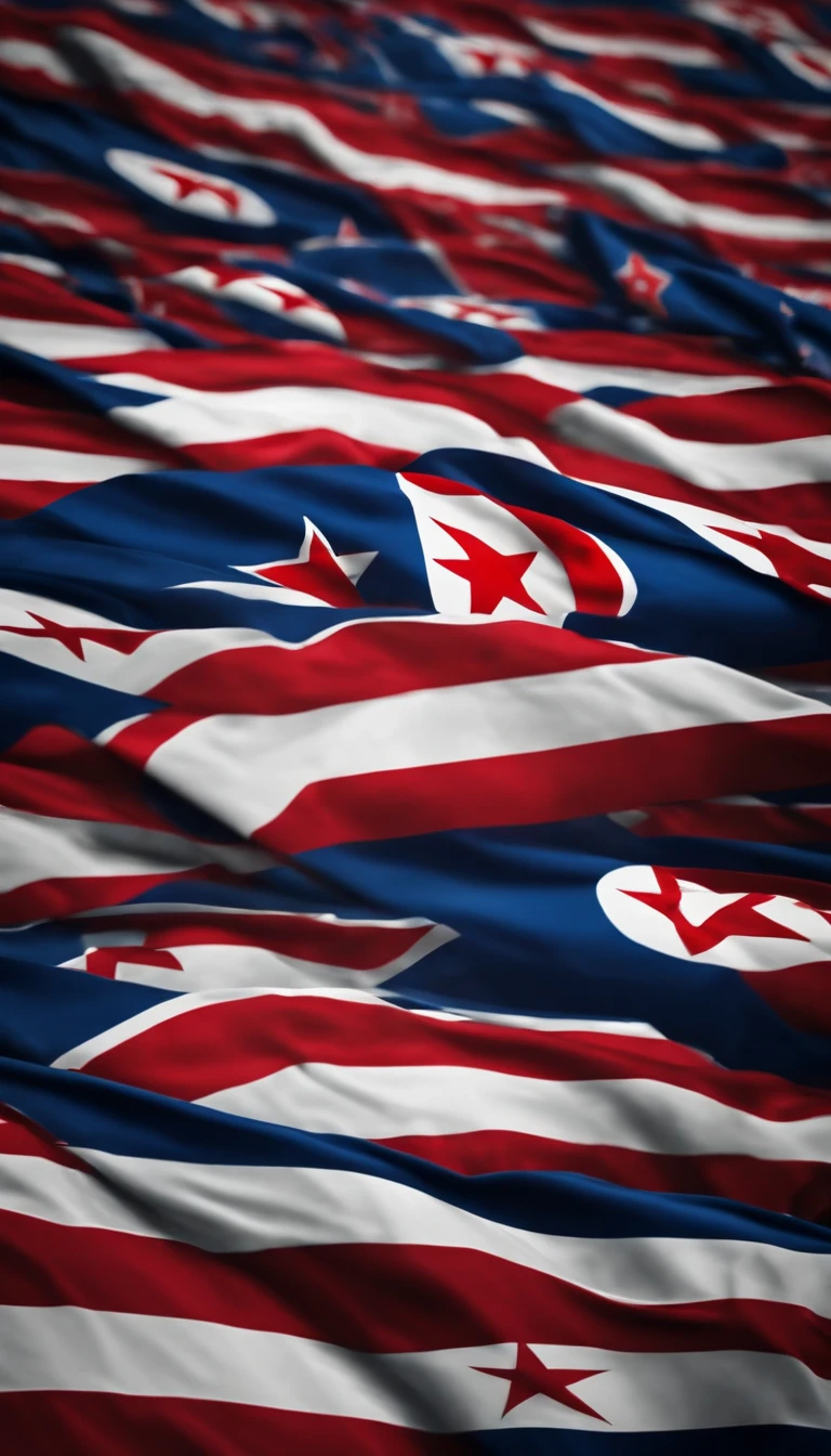 flag of north korea