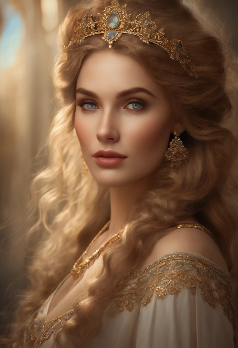 (best quality,4k,8k,highres,masterpiece:1.2),ultra-detailed,(realistic,photorealistic,photo-realistic:1.37),portraits,medium:illustration, sterling,Alfons Mucha style,beautiful detailed eyes,beautiful detailed lips,extremely detailed eyes and face,long eyelashes,stylized flowing hair,fine linework,vivid colors,ornate background,decorative elements,patterns and motifs,delicate and intricate patterns,golden accents,graceful female figure,art nouveau inspiration,mysterious atmosphere,soft and natural lighting,rich textures and materials,