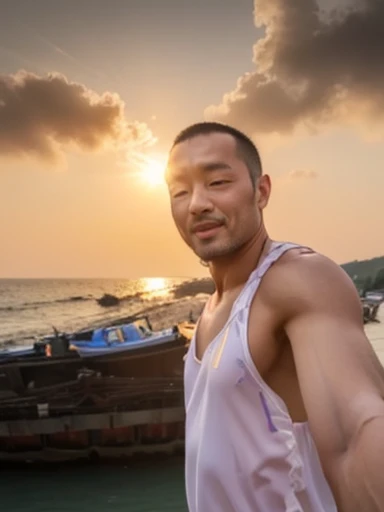 A man who is a lover reaching out。