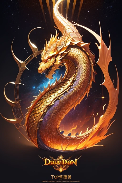 gold dragon, gold scales, baby dragon, cute
