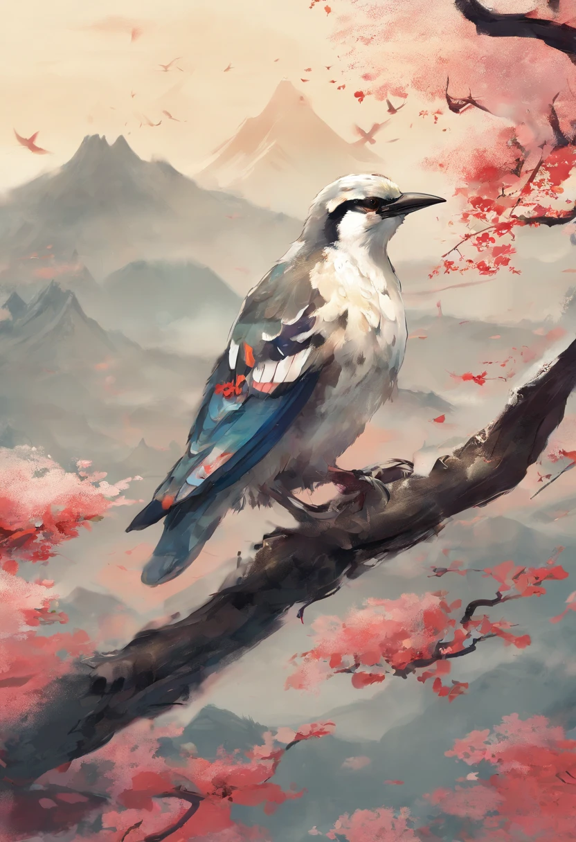 vogel im japanischen stil