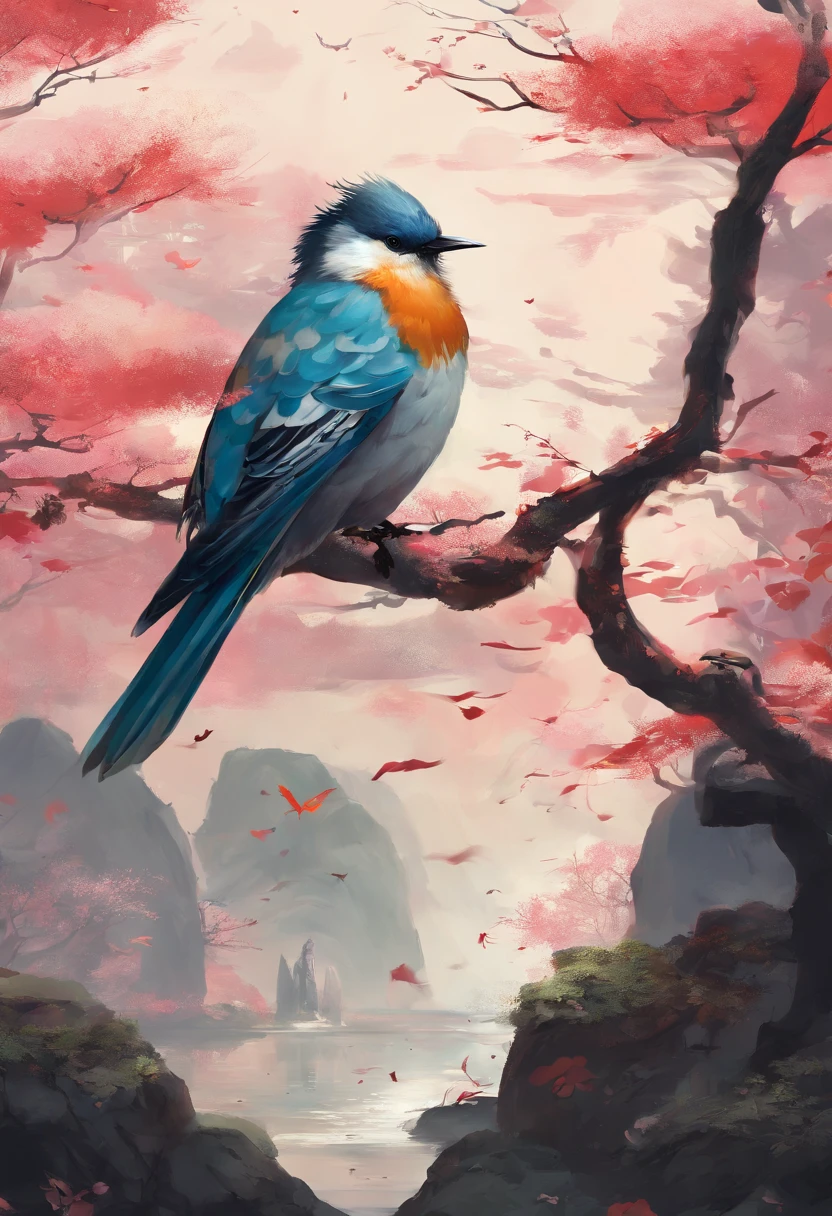 vogel im japanischen stil