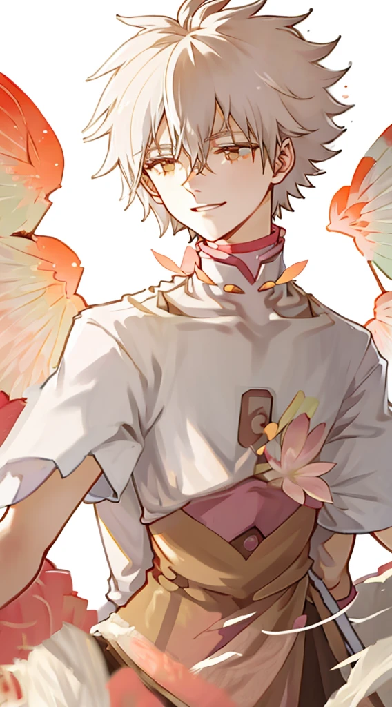 A slight smil、1 juvenile、fleeting、fluttering feathers、Evening glow