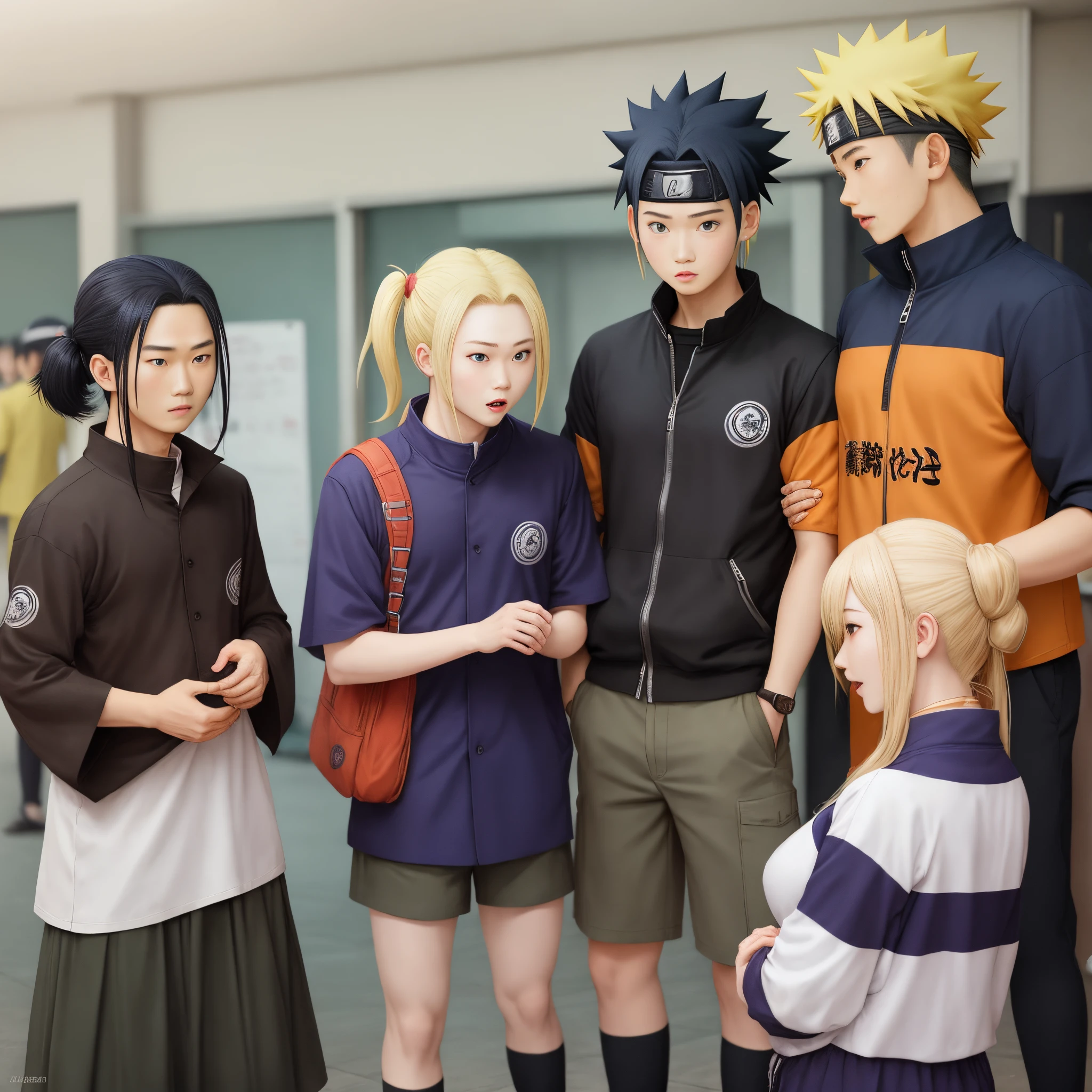 Naruto wears Indonesian high school clothes