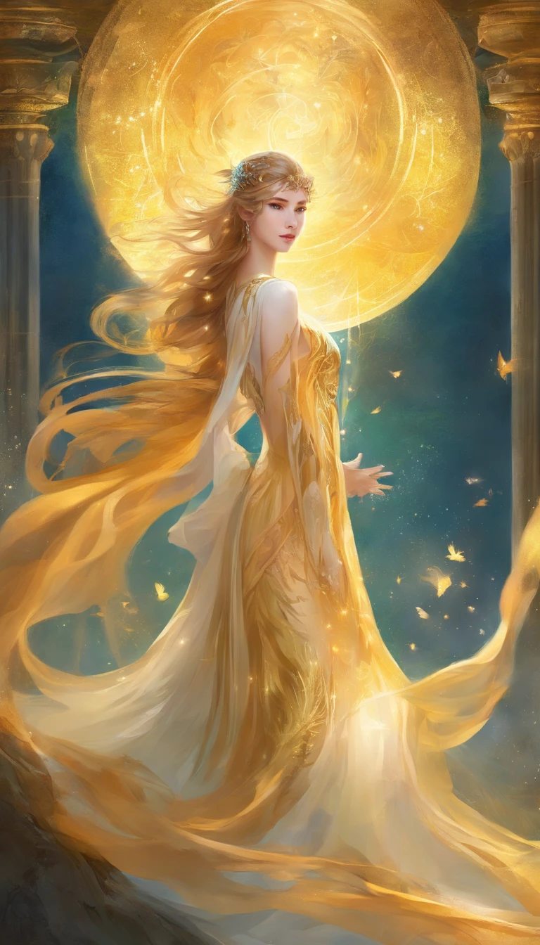 Fantastical、gold、Good luck art、fengxi、shine、Beautiful fece