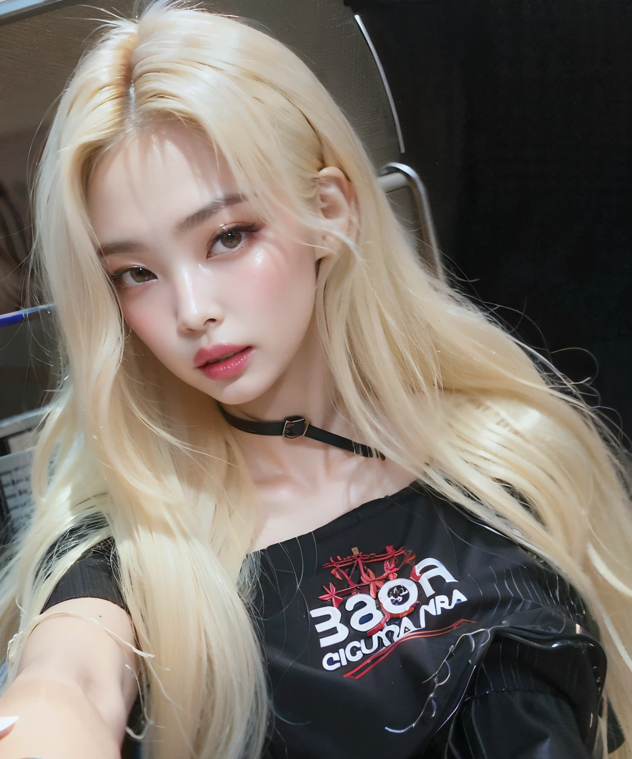 A close up of a girl with good skin, high quality, Korean, ulzzang girl, korean look, blackpink, kim jennie, Lisa, Blackpink jennie