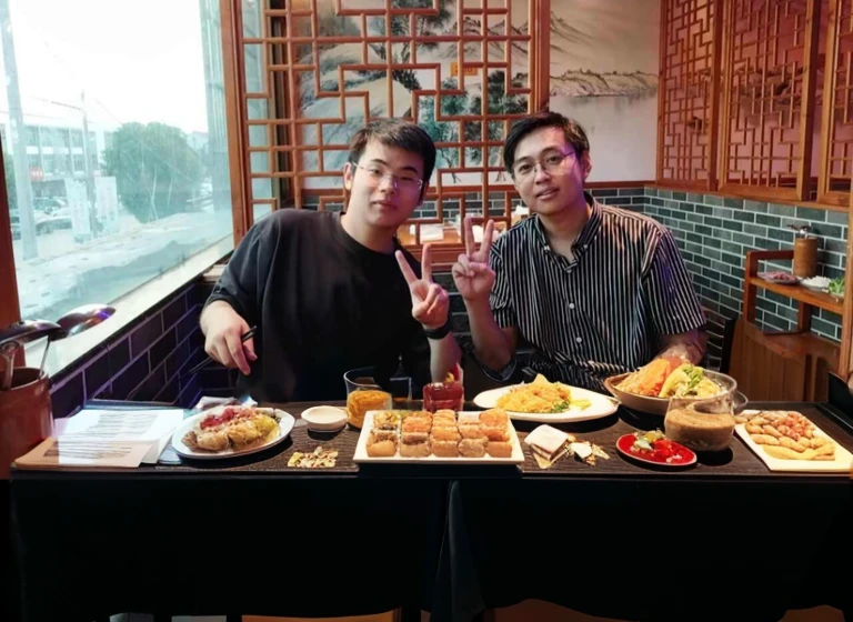 A table of good food,Luxurious cuisine