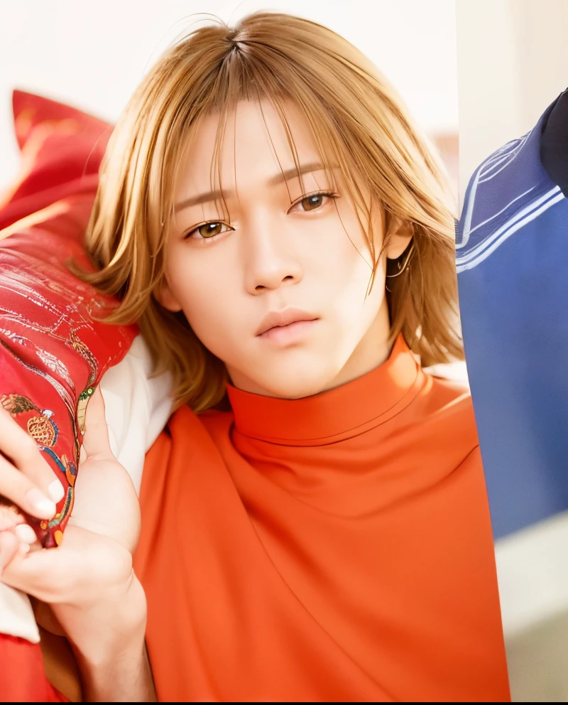 Best quality, masterpiece, ultra high res, (photorealistic:1.4) a (male:1.4), detailed skin, detailed eyes, shiny skin detailed outfit, detailed hair, detailed face, Shun Oguri as hanazawa_rui
