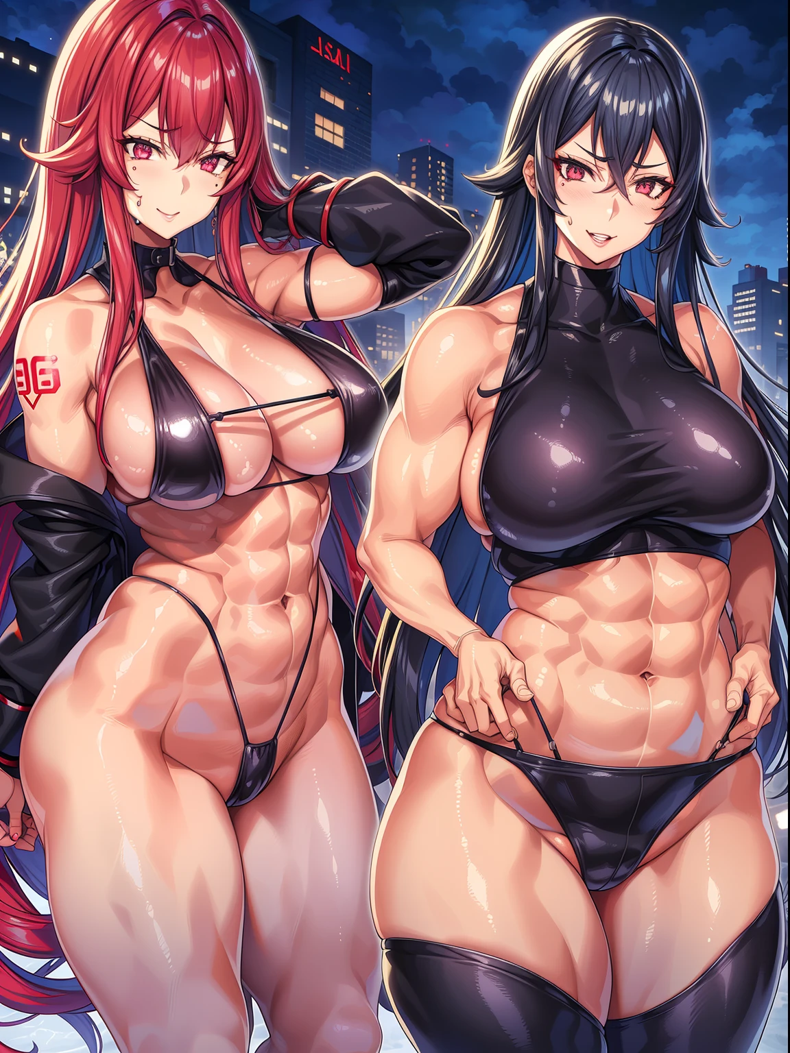 Outrageous resolution、masutepiece++, Best Quality++, ultra-definition++, ultra-definition++, 4K++, 8K++, Side view, (Background Focus)++, Extremely detailed, Muscular wild big with clearly visible abs and muscles, (Bleeding)++, (prison), (Mafia), (Evil), (shiny hair and skin), Brutal black ML back), Long hair, (Red Eyes), (Asahi), (Swimsuit)+, ((Muscle Mafia)) +++, Evil, ((Beautiful)), Hands chained, imprisoned in prison, perpetrator, ragged clothes, evil eyes, western architecture, Dark tones, fantasy-inspired, hard disk, Best Quality, game, Wallpaper, dark environment, Jacket, Leather pants, Belt bag, (battle posture), Lively, cleanshaven, Tight abs, Tomomo with tense muscles, Evil smile, Perfect eyes, Pupils, Perfect hands, Bloody Body, Wild tattoo, Evil atmosphere, (wet effect)+, (light effect), (Cinematic Light)+, (Light cinematic)+