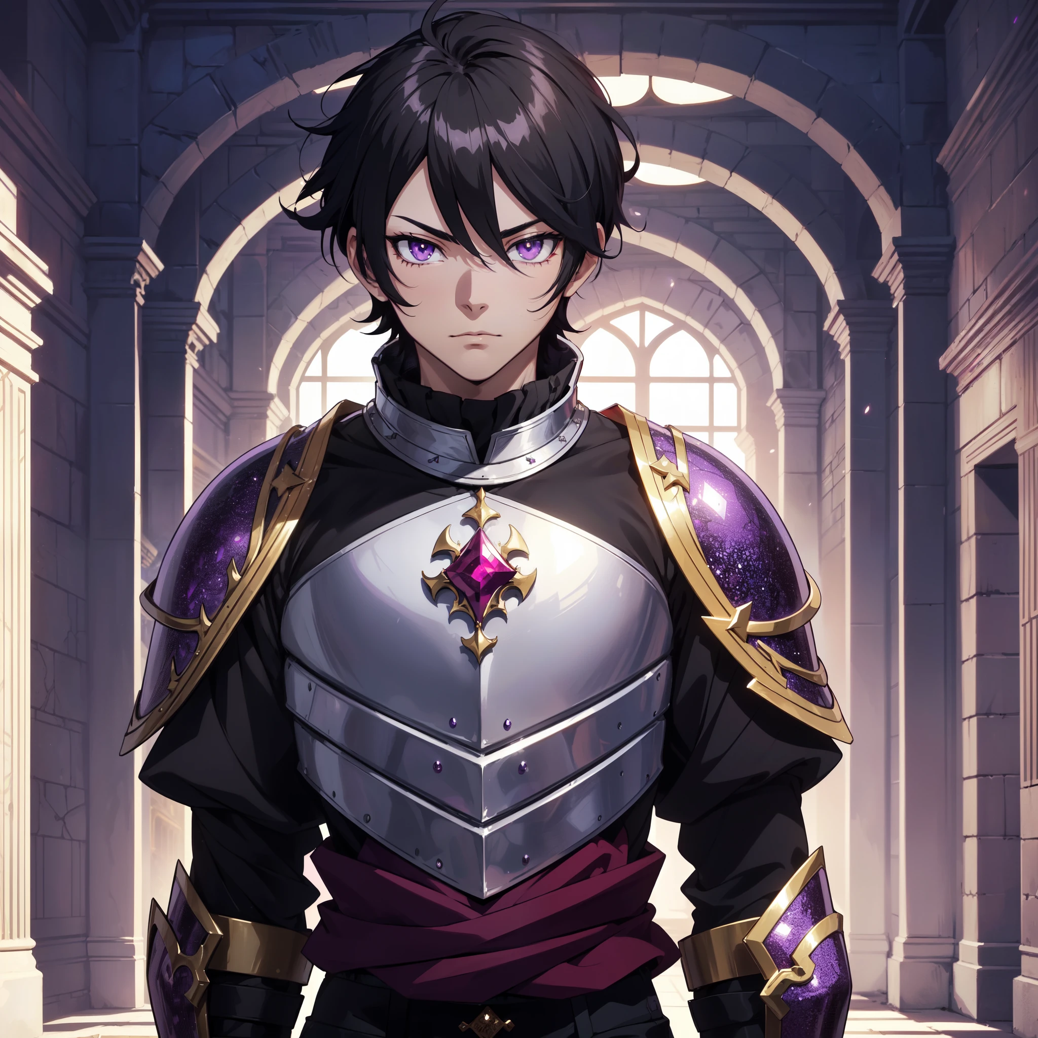 128K Ultra High Definition,
128K Ultra High Quality,
128K Ultra High Resolution,
Best Definition,
Best Quality,
Best Resolution,
Perfectly Detailed,
Perfectly Designed,
Extremely Detailed,
Extremely Designed,
Hyper Detailed,
Hyper Definition,
Hyper Quality,
Hyper Resolution,
Masterpiece,
(((Anime))),
Body Shot,
(((Boy))),
Handsome,
Muscular Body,
(((Black Short Hair))),
(((Purple Eyes))),
(((Hyper Detailed & Perfectly Designed With Ultra High Quality Ruby Warlord Armor))),
(((Inside Of Medieval Royal Palace Background Scenery))),