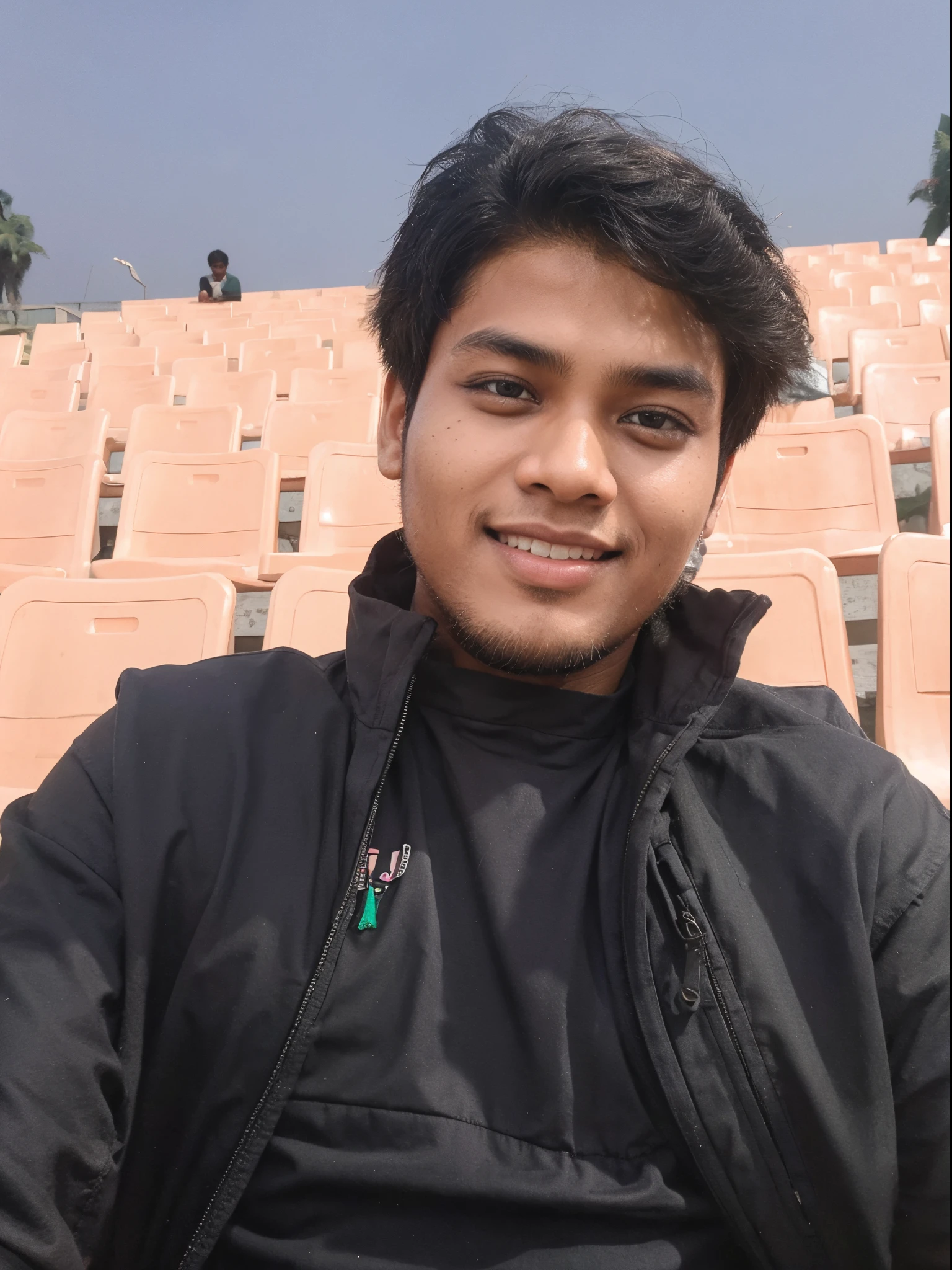 Realistic Bangladeshi teenager boy, looking handsome & dashing,