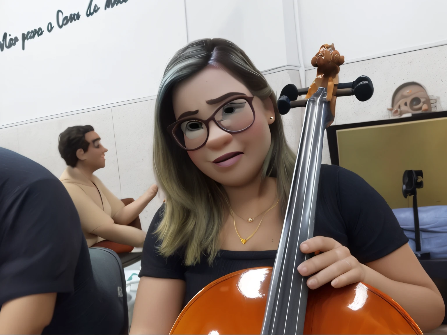 Uma mulher estilo disney pixar, alta qualidade, melhor qualidade