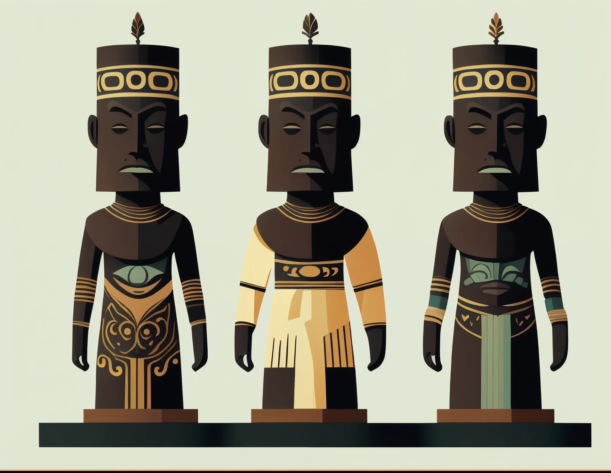 simple and clean illustration, flat illustration, simple illustration, 2. 5d illustration, corporate animation style, detailed illustration, detailed 2d illustration, shadow flat illustration, 2d illustration, 2d illustration, clean simple design, simple illustration of polynesian statue in flat vector, moai, wooden statue, totem 2, totem pole, moai statue, frontal angle, giant moai statues, tiki, totem, stone statue, ancient alien head stone statues, simple detail iconic character, symmetrical cloaked figure face, simple head, 3 colors, smooth line, geometrical, white background,