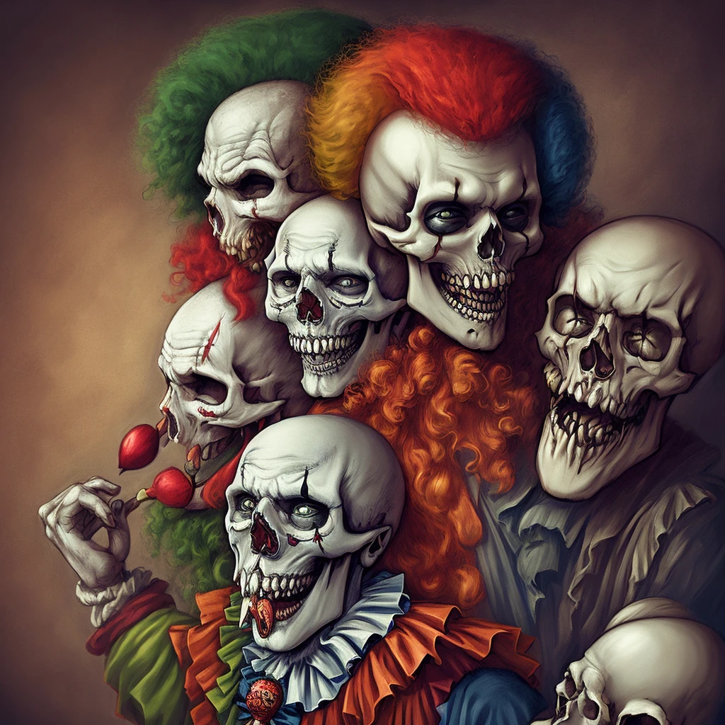 skull and the clown will never understand each other One wants the other&#39;s death, but they will both die