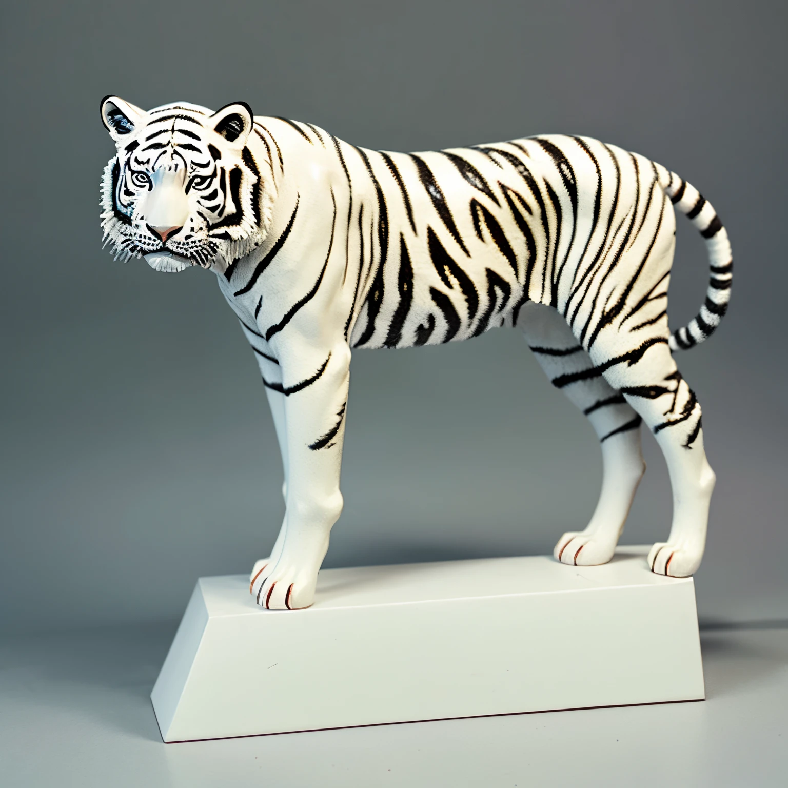 White Tiger Sculpture