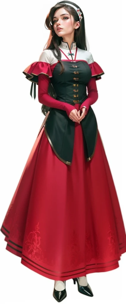 Works of masters,best images quality,nurse woman,student clothes,over knee socks,high-heels,Raised sexy,plum,Lace